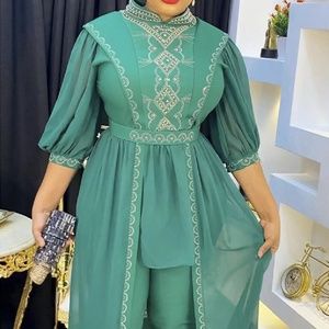 New Autumn And Winter Hot Drill Beaded Dress